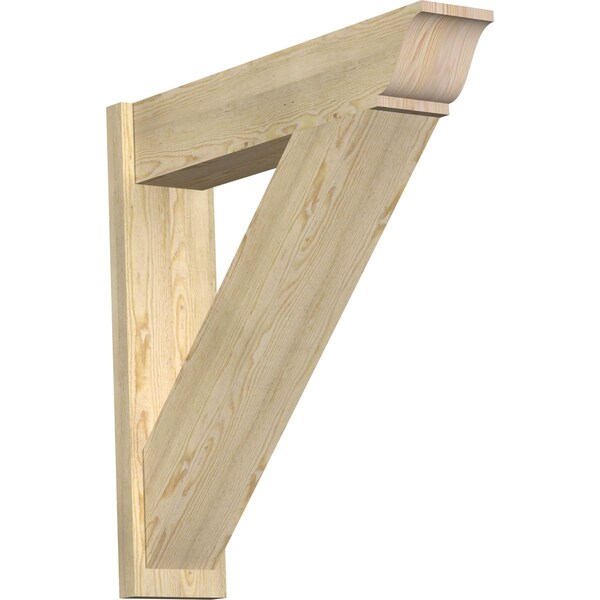 Ekena Millwork Traditional Traditional Rough Sawn Outlooker, Douglas Fir, 8"W x 36"D x 36"H OUT08X36X36TRA01RDF - main